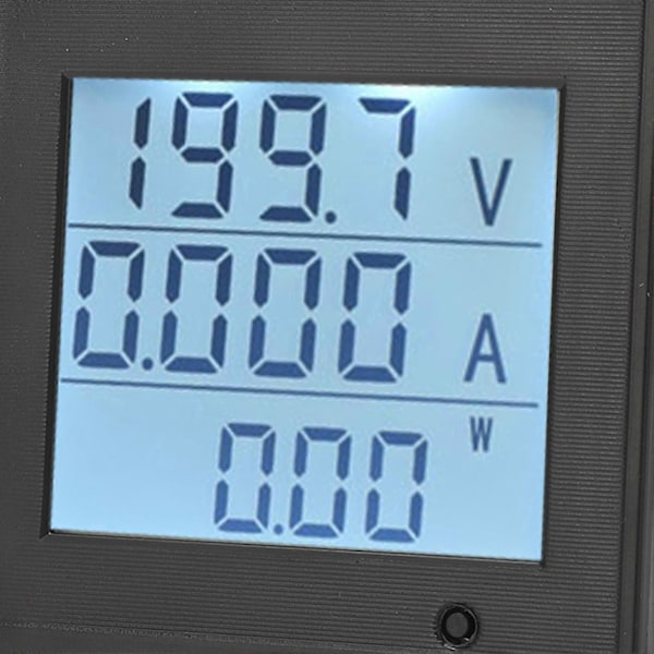 Digital Voltmeter LCD-skärm Strömmätare DC 6?200V Volt Monitor Alarmfunktion