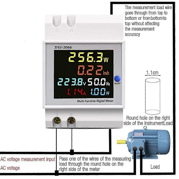 Digital energimåler, AC 40-300V