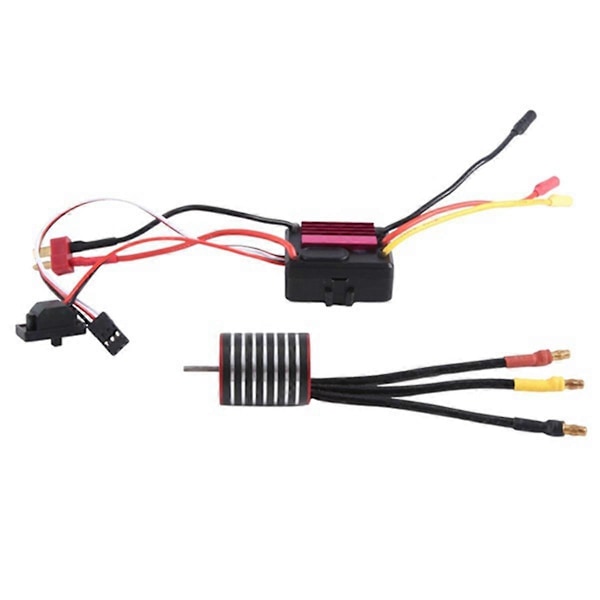 Vedenpitävä harjaton moottori 35A ESC -yhdistelmäsarja 1/8 1/10 1/12 RC Crawler -autoihin ja -kuorma-autoihin, 2838 3800kv