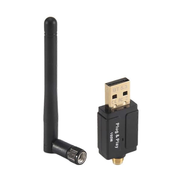 100M USB Bluetooth 5.3 Adapter USB Bluetooth Sender Mottaker Ekstern Antenne Bluetooth Adapter