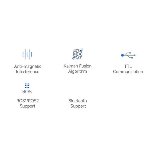 10-Axis DOF ROS IMU (A) Sensor UART ARM 32 DSP Processor