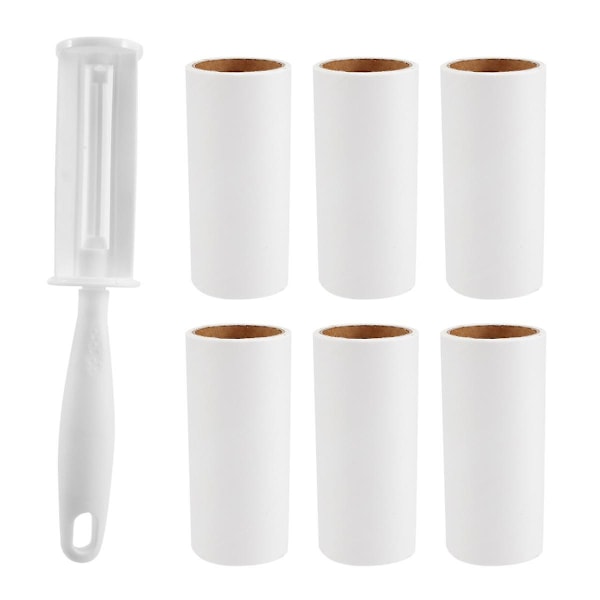 Lint Roller med 360 Ark og 5 Klæbrige Ruller til Tøj