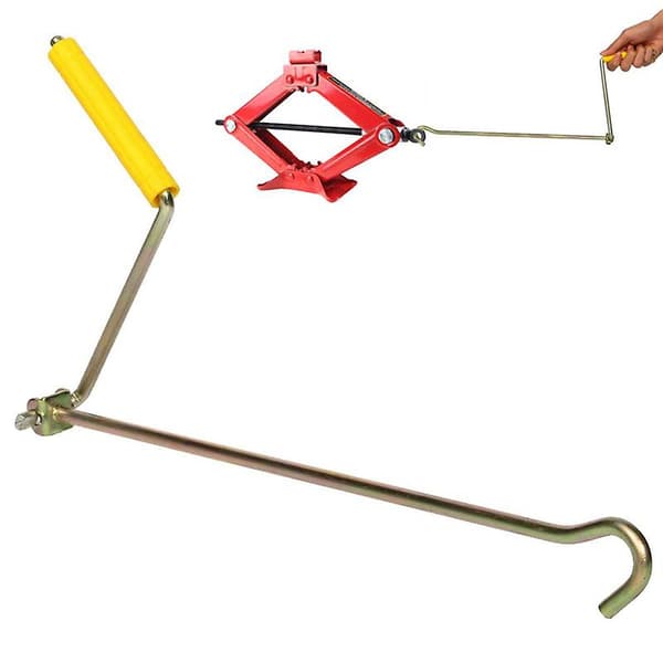 Ny Bil Foldbar Folding Håndtag Saks Jack Rocker Generelle Jacks
