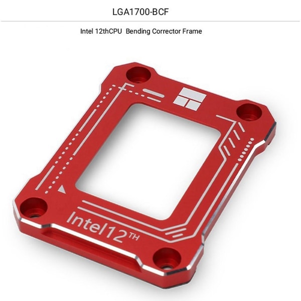 12:e generation CPU-böjningskorrigeringsfäste LGA1700/1800 Fäste Fix Ersättning med TF7, svart