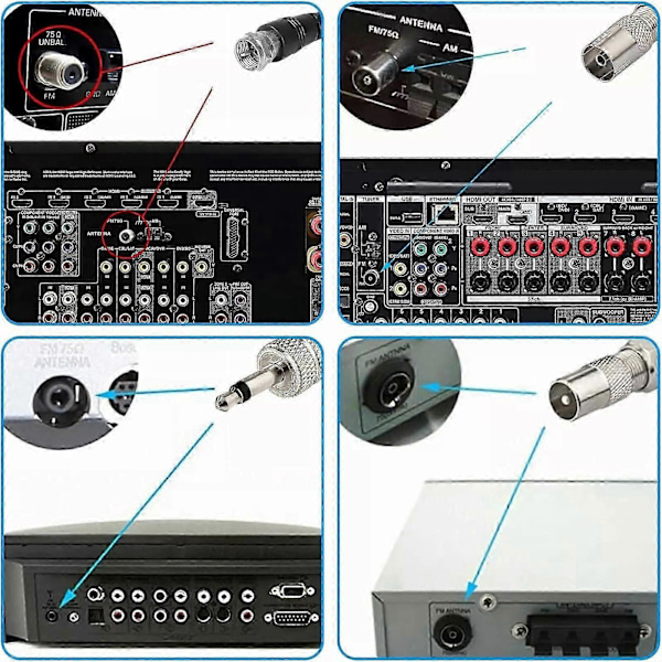 DAB UKW FM Radioantenne 7dBi med 3m kabel og magnetisk base til digital radio