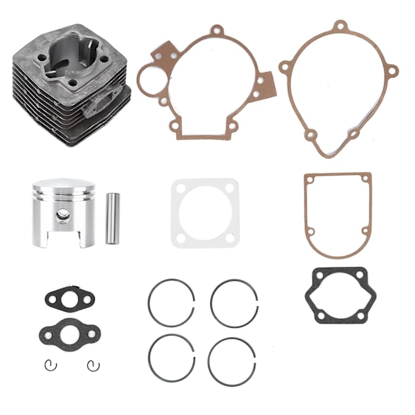 80cc Motorisert Sykkelmotor Sylindersett med Stempel, Pakning, Pinne og Ringsett (47mm)