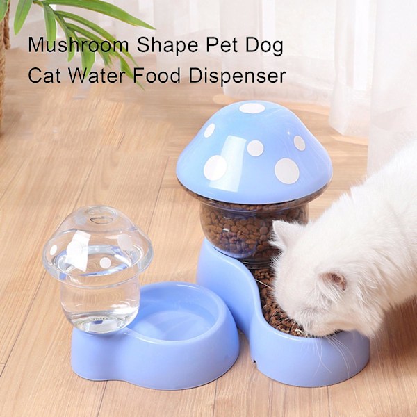 1 Set Automatisk Stor Kapacitet Husdjurs Hund Katt Vatten Mat Behållare Matare