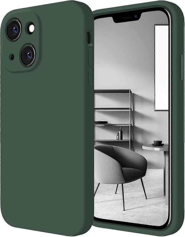 Apple 15pro Cover Den nye iPhone silikone promax Straight Edge Soft Case plus Cover 14