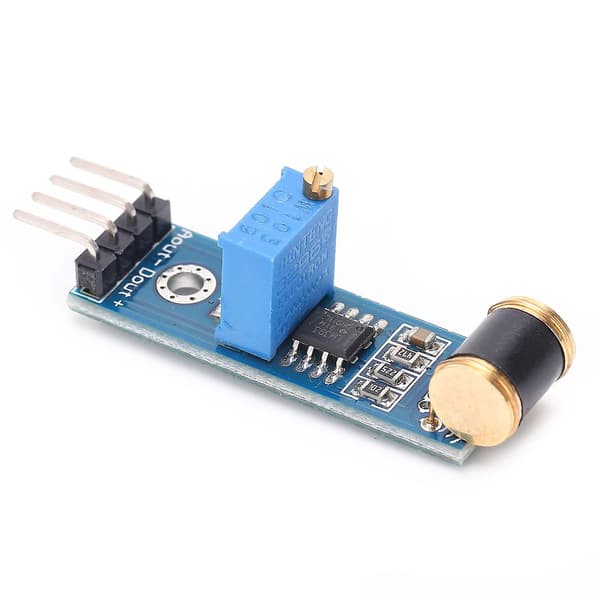 Justerbar Vibrationssensormodul - 801S, 4-Pin, DC 3-5V