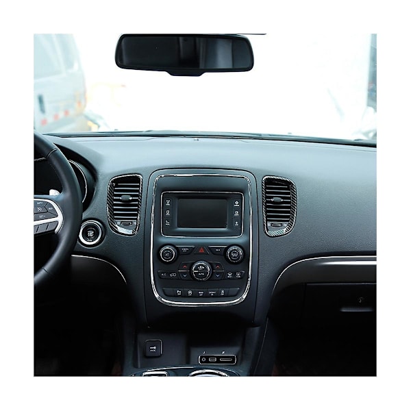 Bil Dashboard Udløb Trim Cover Ramme til Durango 2011-2020 Tilbehør - ABS Kulfiber