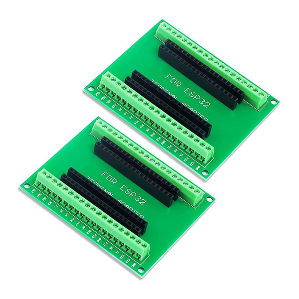2 stk Esp32 Breakout Board Gpio 1 til 2 til 38pin smal version Esp32 Esp-wroom-32 mikrocontroller