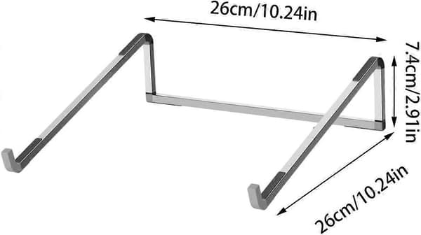 Bærbar Laptop Riser | Aluminium Notebook Datamaskinholder | Aluminiumlegering