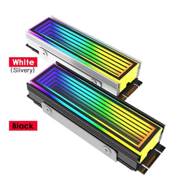 M.2 ARGB Computer Radiator 2280 SSD M2 Radiator PC RGB M.2 Nvme Køler Køleplade Uendelig Afgrund Effekt