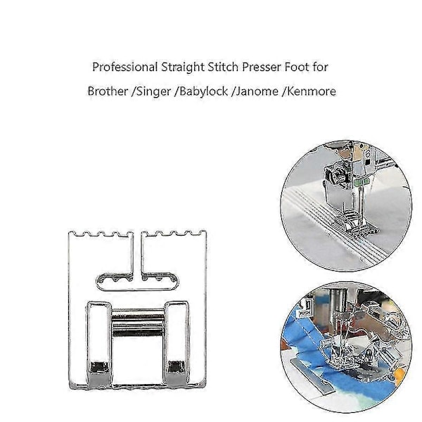 Professionel lige sting trykfod til /singer /babylock /janome /ke Banmo
