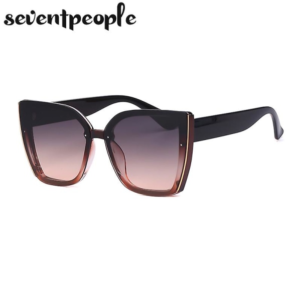 Oversized Cat Eye Sunglasses Women 2023 Luxury Brand Fashion Large Frame Square Sun Glasses For Men Retro Trendy Cateye Eyewear