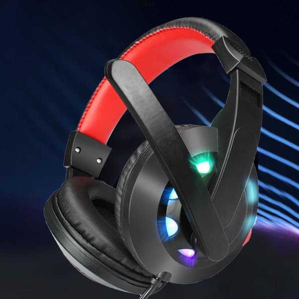 A65 Trådløse Lysende Mini Gaming Hodetelefoner for Datamaskin
