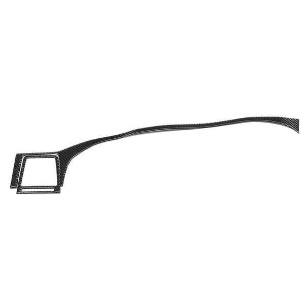 Mittkonsolöverdrag AC-ventiluttag Trim Kolfiber Dekor Passar Dodge Challenger 0814 LHD