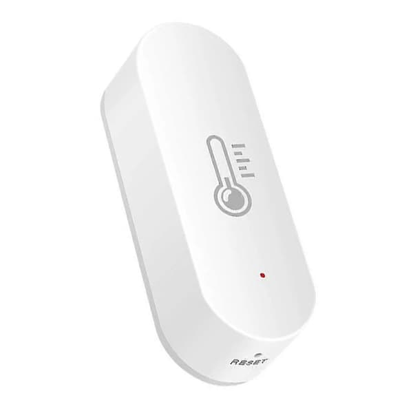 Tuya Wifi Temperatur- og Fuktighetssensor Innendørs Hygrometer Termometer Smart Life App Kontroll