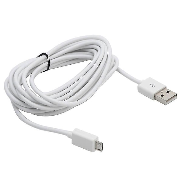 283cm Micro USB Lade Strømkabel For PS4 Spillkontrollere Kabel