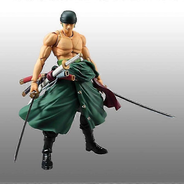 Anime Figur One Piece Zoro Action Figur Roronoa Zoro Figur Skulptur Dekorationsstatue Dukke Modell Samleleke Figur 18cm