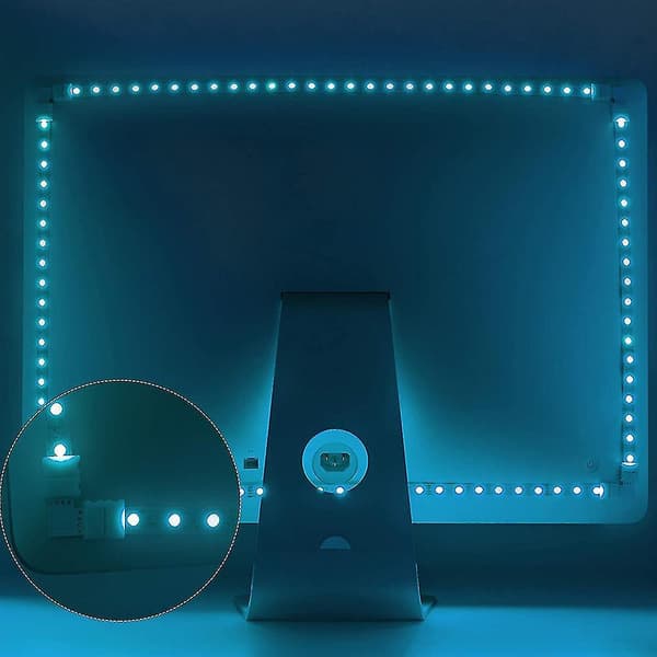 L-formad snabbkoppling [12 st] för LED-strip ljuskoppling
