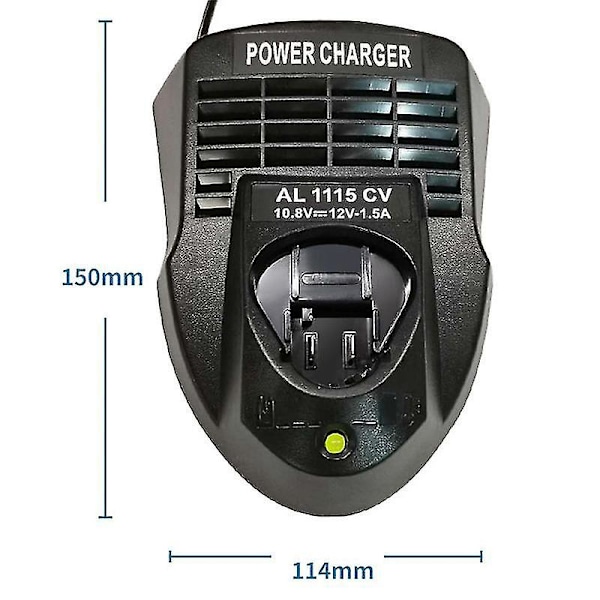 Al1115cv akkulaturi 10,8v 12v Bat411 Bat412a li-ion-akuille Vaihdettava sähköpora