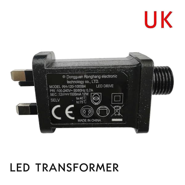 12v 1a Klasse 2 Strømforsyning, LED Transformer Erstatning Til Lyskæde Oppustelig Enhed