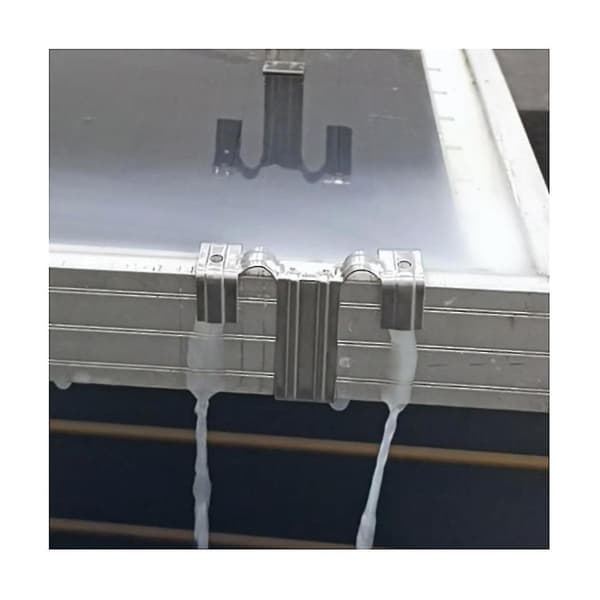 20 stk. Fotovoltaisk panel dreneringsspenne Overflateplate Solcellepanel Vannavløpsklemme for solcellepaneler drenering 30 mm