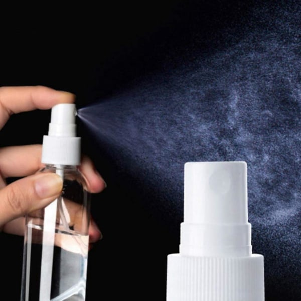 24 stk 20 ml gennemsigtige tomme sprayflasker Bærbare genopfyldelige fin tågesprøjteflasker
