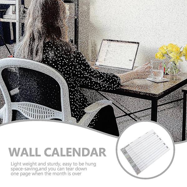 1 Set Yearly Väggkalender 2024 Kreativ Planer Väggkalender Daglig Schema Kalender