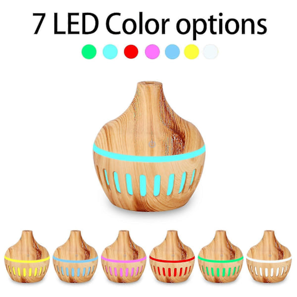 2020 Ny Aroma Diffuser LED Farvelys Konvertering Aroma Luftfugter