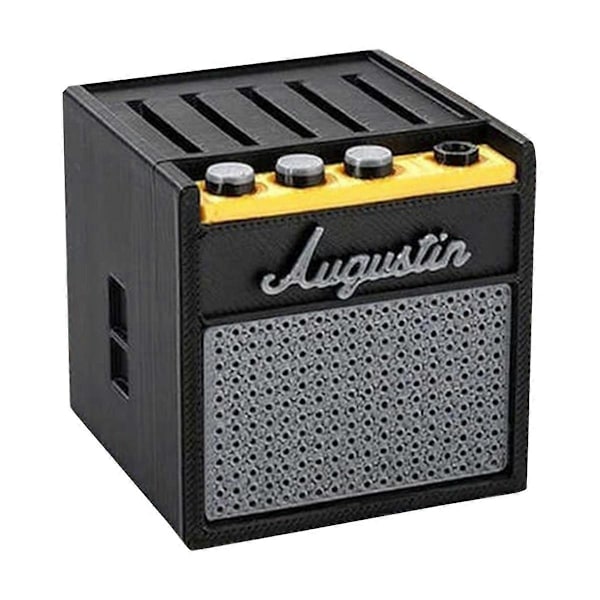 Plektrumhållare Gitarrförstärkare Högtalare Plektrumhållare Retro Gitarrförstärkarmodell för Musiker Gitarrister