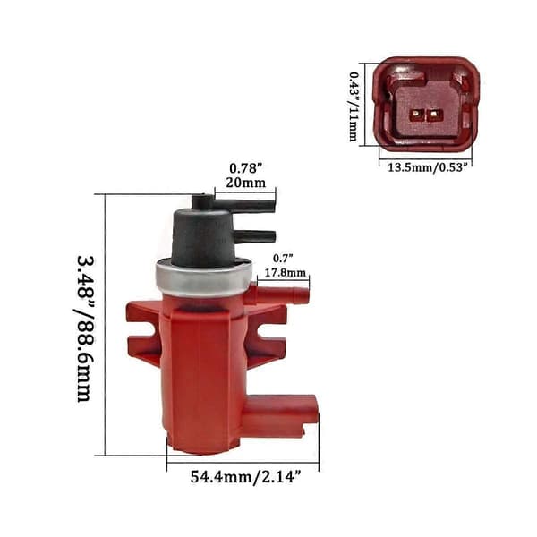 1618C9 Turbo Tryk Solenoid EGR Ventil til CMAX 1.6 TDCi C2 C3 C4 C5 206 207 307 407 9652570180