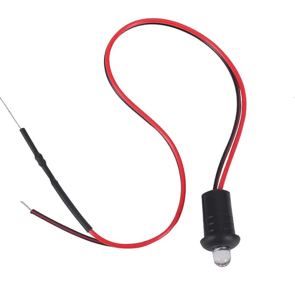 12V Blinkande Dummy Bilalarm Instrumentbräda LED-lampa (Röd)