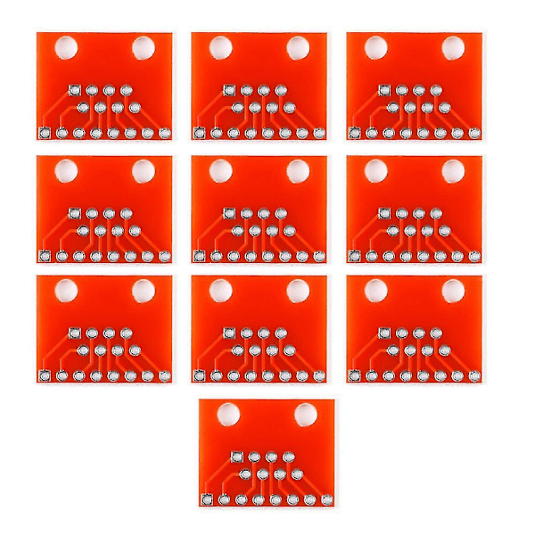 10pcs Portable Modular Connectors / Ethernet Connectors Rj45 Breakout Board Adapter Connector Modul