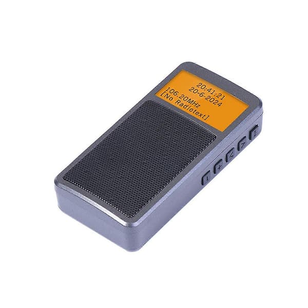 Mini Kannettava Bluetooth Radio FM Stereo Radiot Langaton Bluetooth Kaiutin Herätyskellolla