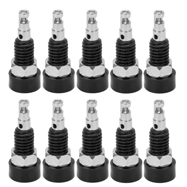 10 stk. 2mm Banan Hunn Jack Socket Connector Adapter Panel Mini Bindepost for Elektronisk Instrument Svart