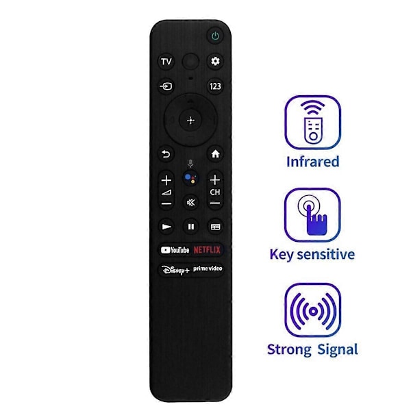 Erstatningsfjernkontroll RMF-TX800U for alle 2022 4K 8K HD TV XR A80K A90K A95K X80K X85K X90K X95K Z9K