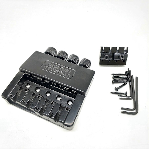 1 Set 4-strängs Huvudlös Basgitarrbro System Elektrisk Basdel för Huvudlös Elektrisk Bas Rep