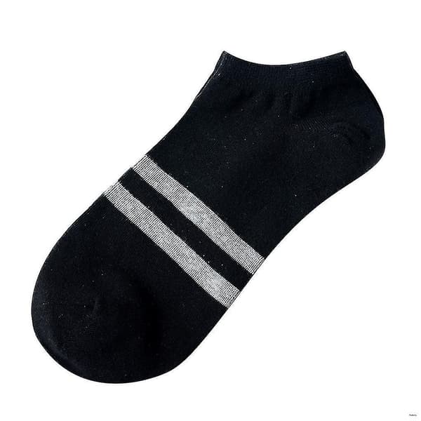 Herre Polyester Sportsstrømper Stribet Deodorant Svedafvisende Lav Ankelsokker