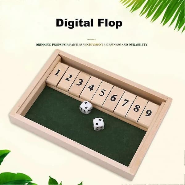 Shut The Box Terningspill Hånd-øye-koordinasjon Tidlig utdanning Pålitelig for barn