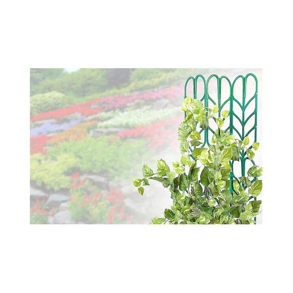 Inomhus växtspaljé, 5-pack, klätterträdgårdsbladformade stöd, för klättring av stjälkar och vinstockar