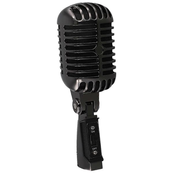 Professionel Klassisk Retro Dynamisk Vokal Mikrofon Swing Mic til Live Performance Karaoke
