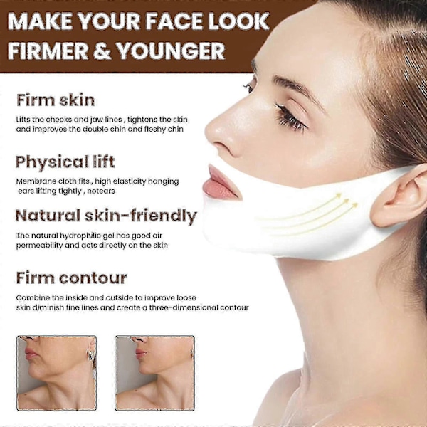 Eelhoe V-linje Ansiktslyftmask -8382005512989