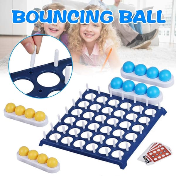 Hoppeballer Spill Brettspill Sprettball Spill Barn Selskap Kasteball Foreldre-Barn Interaksjon