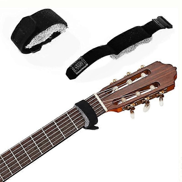 2 st Guitarsträngsdämpare, Gitarrinpackningar Gitarsträngskyddstejp, Justerbar Gitarrdämpare, Band