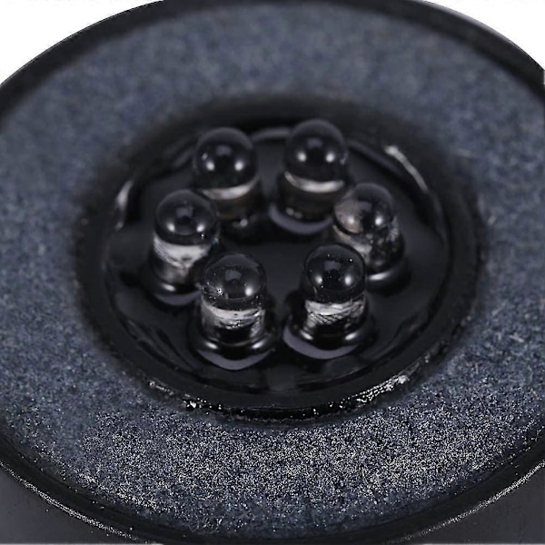 Senkbar akvarieboblelampe, 6 LED-lys dekorasjon fargerikt lys med luftboble (1,2w)