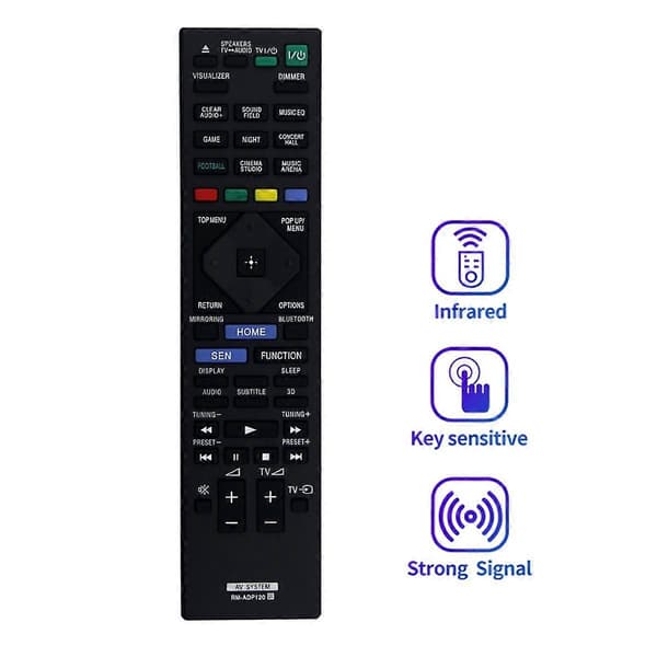 RM-ADP120 Fjärrkontroll Ersättning för /DVD Hemmabiosystem BDV-N5200W BDV-N9200W BDV-N7200W