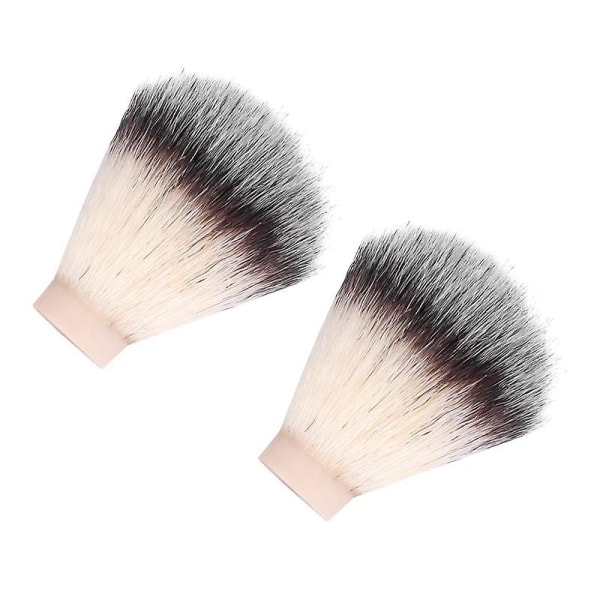 2 st hår Nylon rakborste knut för män Hårborttagning Skärdamm Män Ansiktsskägg Rengöring App
