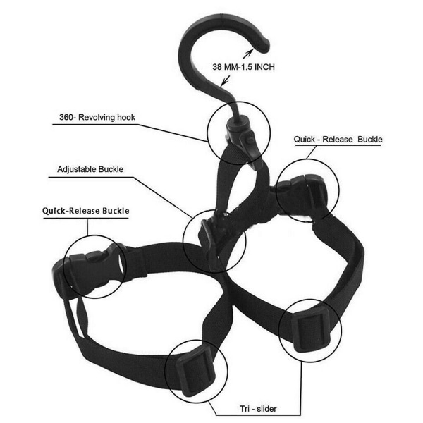 3 kpl Kenkien Koukku Pidike Ripustus Kalastus Wader Saappaat Kenkien Ripustin Hihna Vyö Kuivaukseen Wader Teliin Varastointi